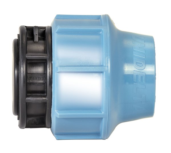 Endstopfen PE-Rohre 16 - 110 mm Unidelta (Klemmfitting bis 16 bar)