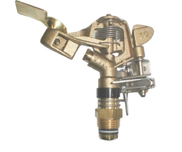 Schwingheblregner 1/2" AG Messing / Teil- und Vollkreis: 9 - 13,5 m (P-5004-VYR)