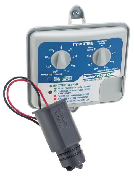 Flow-Clik Durchflussabschaltgerät Hunter / Durchflusssensor / Sensor-Gehäuse