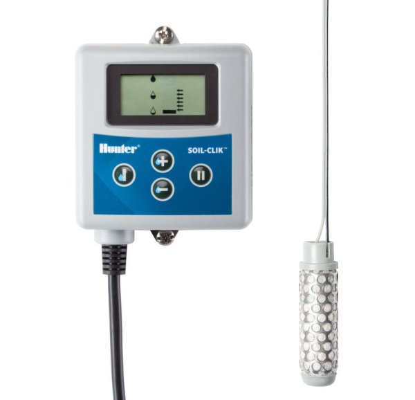 Soil-Clik Feuchtesensor / Bodenfeuchtemesser von Hunter SC-Probe (kompatibel mit allen Hunter 24V AC Steuergeräten)